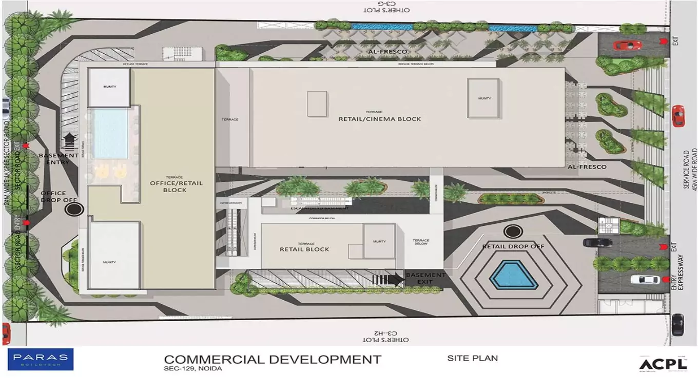Paras Avenue floor plan 1