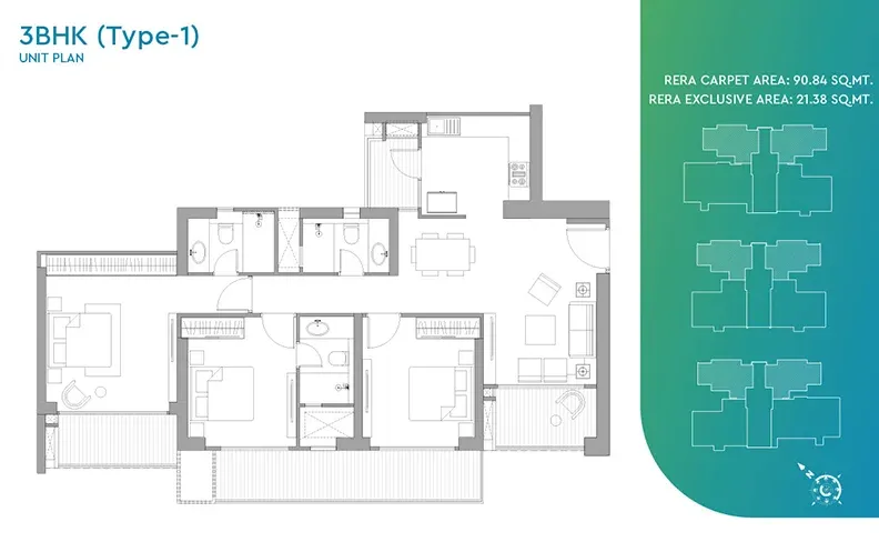 Godrej Tropical Isle floor plan 2