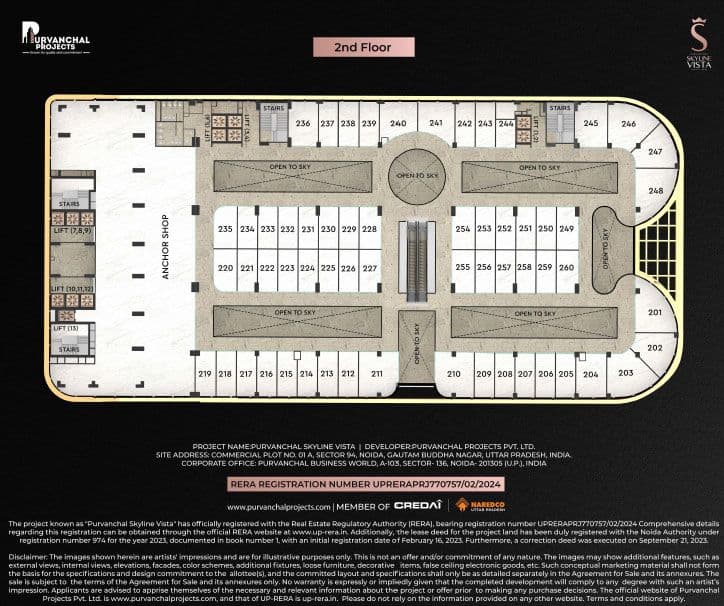 Purvanchal Skyline Vista floor plan 1