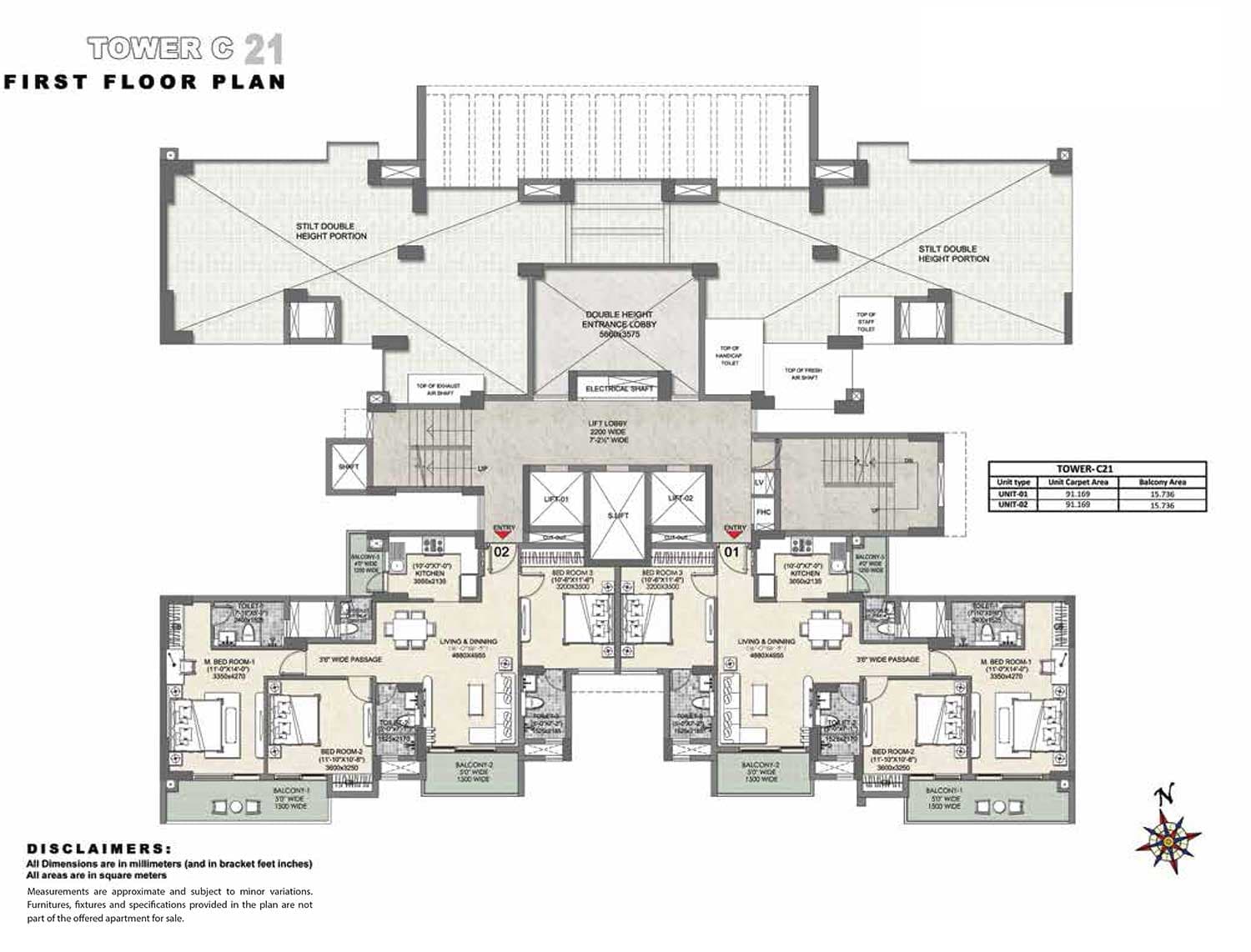 Tata Value Homes floor plan 3