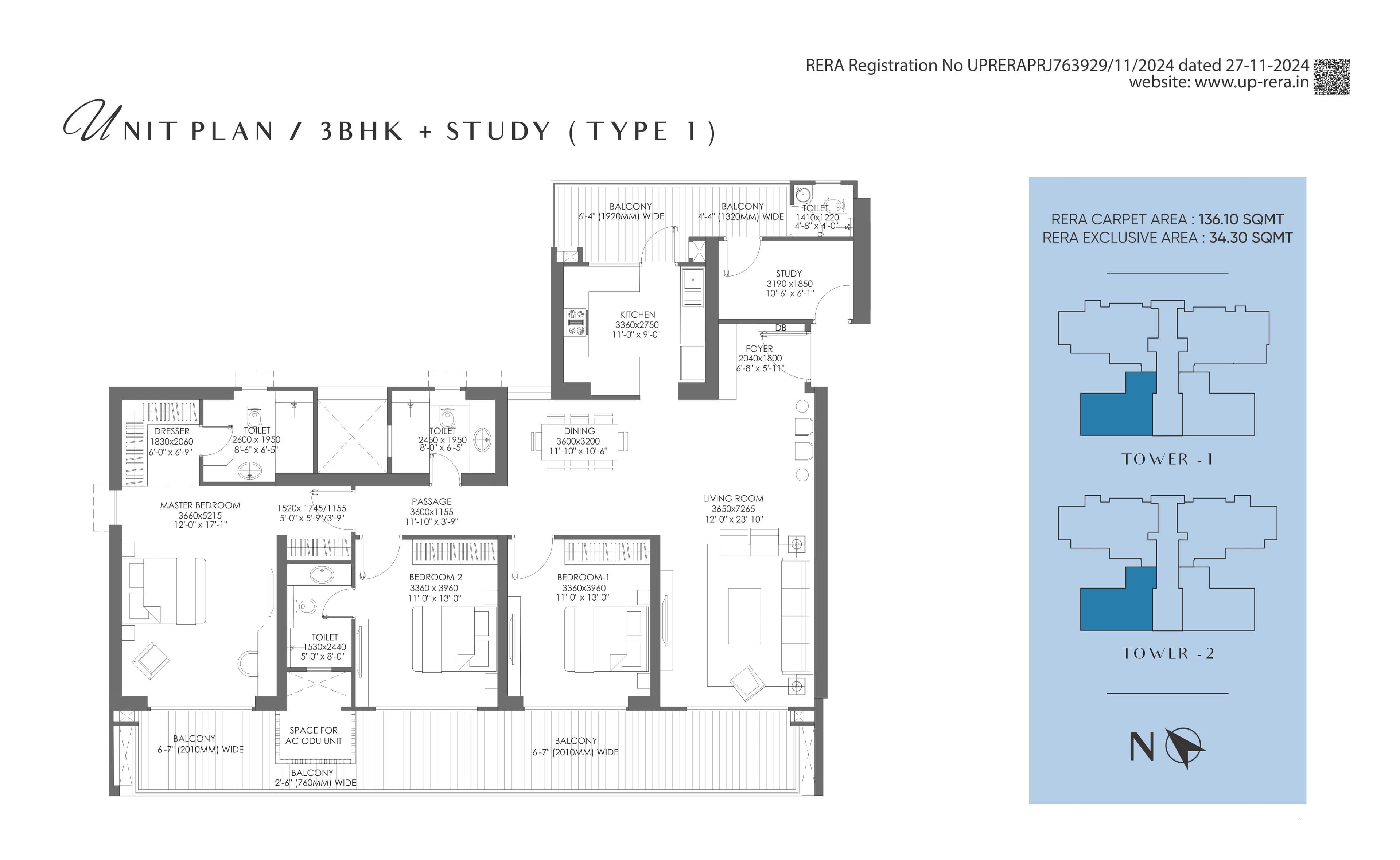 Godrej Riverine floor plan 1