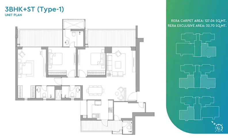 Godrej Tropical Isle floor plan 4