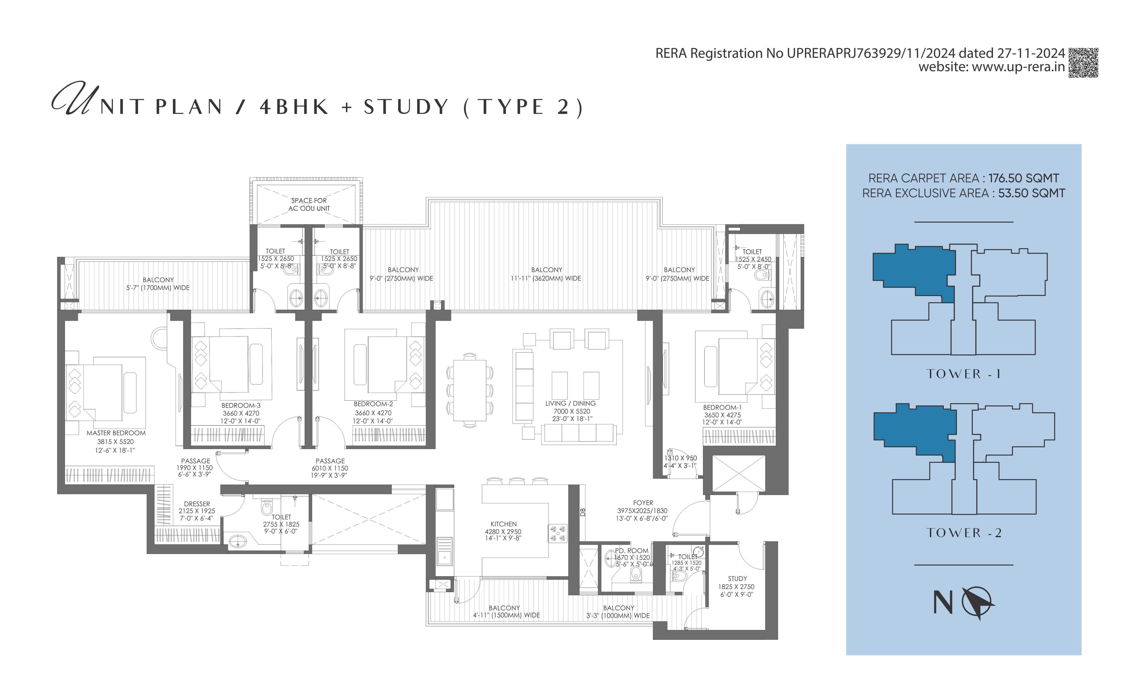 Godrej Riverine floor plan 4