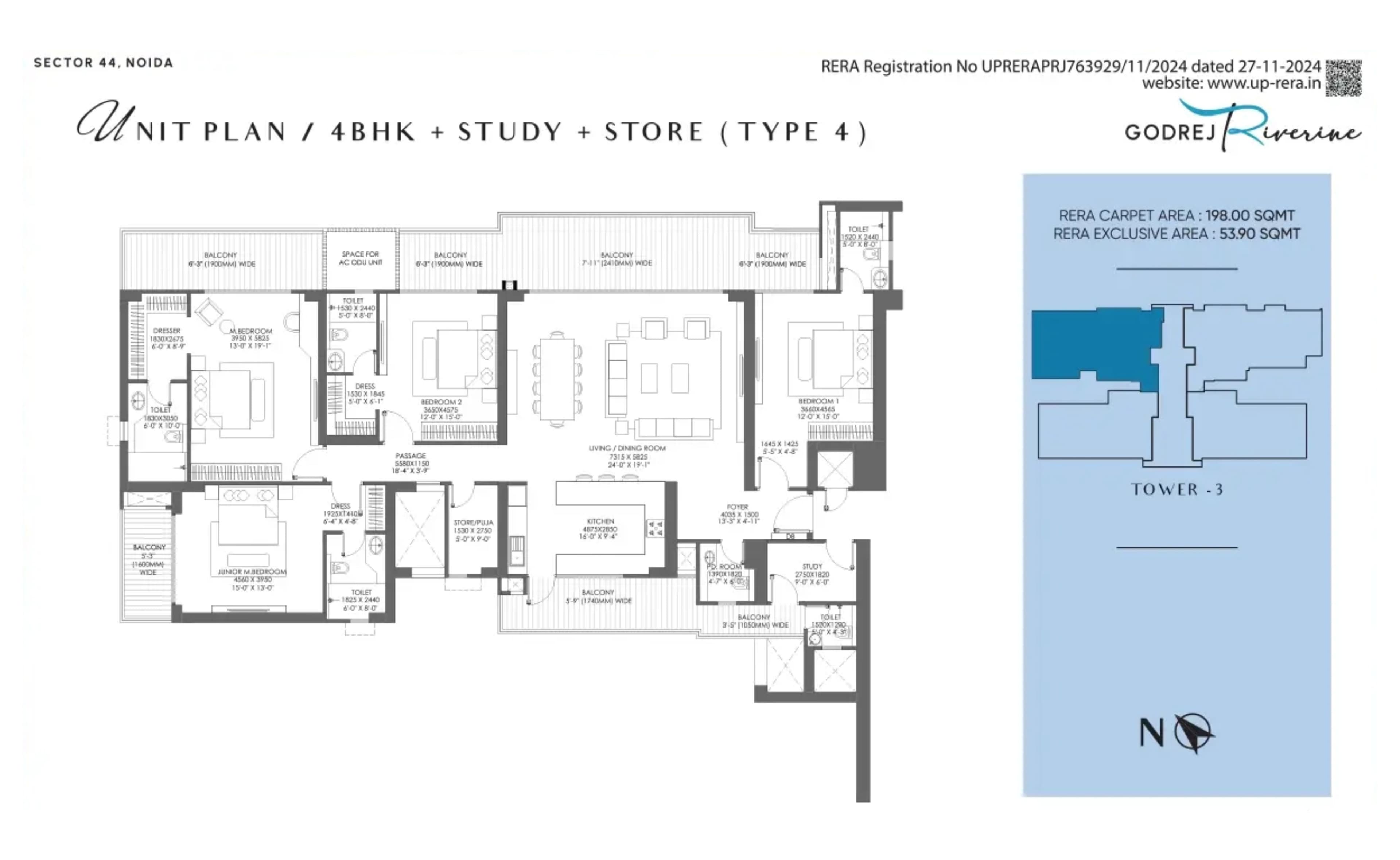 Godrej Riverine floor plan 6