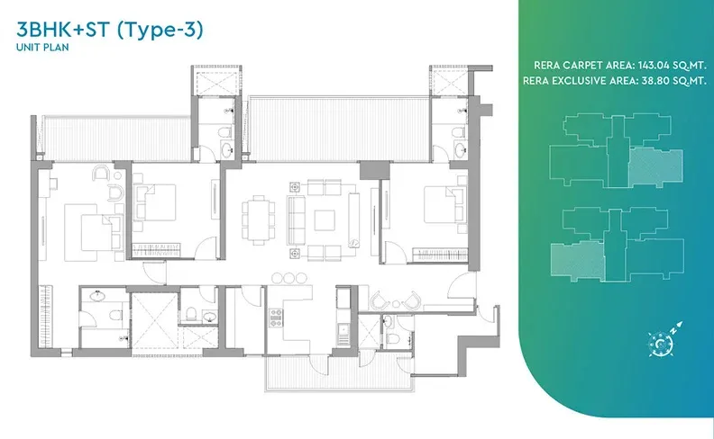Godrej Tropical Isle floor plan 6