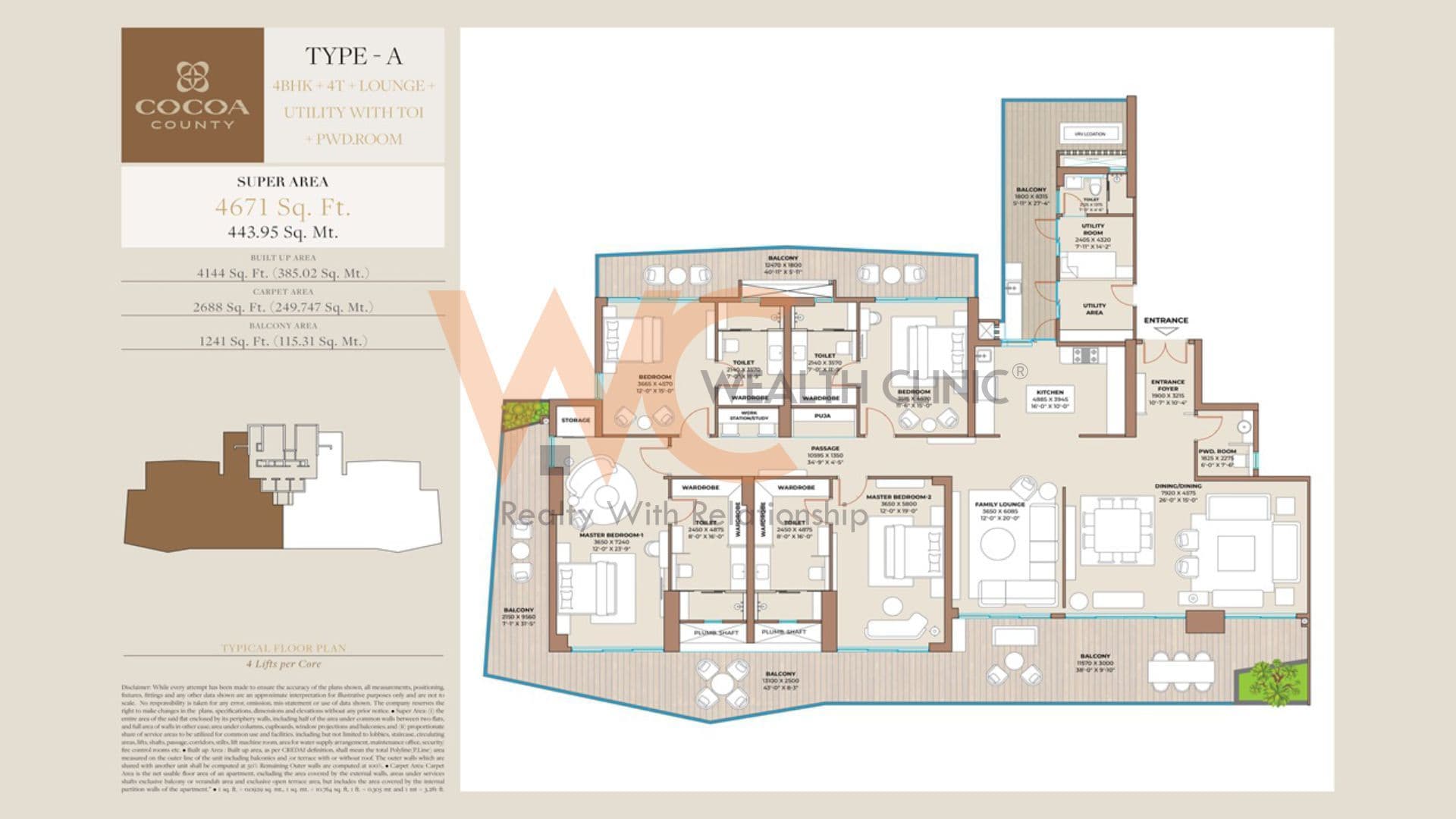 Cocoa County floor plan 4