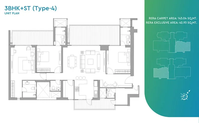 Godrej Tropical Isle floor plan 7