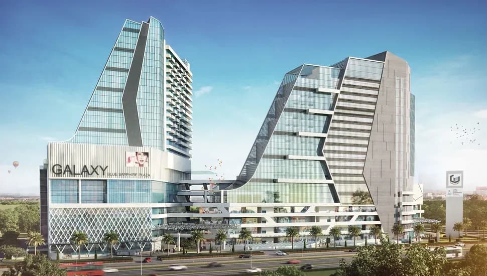 Galaxy Blue Saphire Plaza