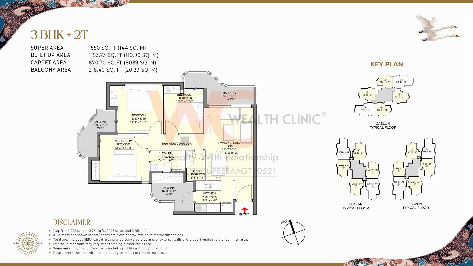 Eldeco Echoes of Eden floor plan 1