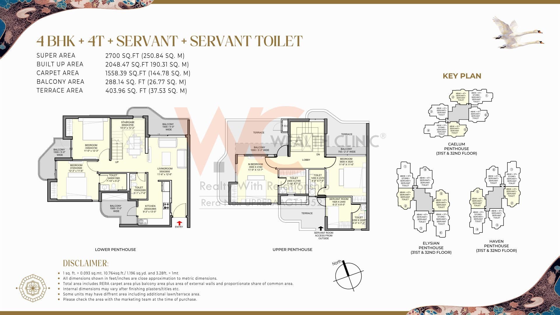 Eldeco Echoes of Eden floor plan 3
