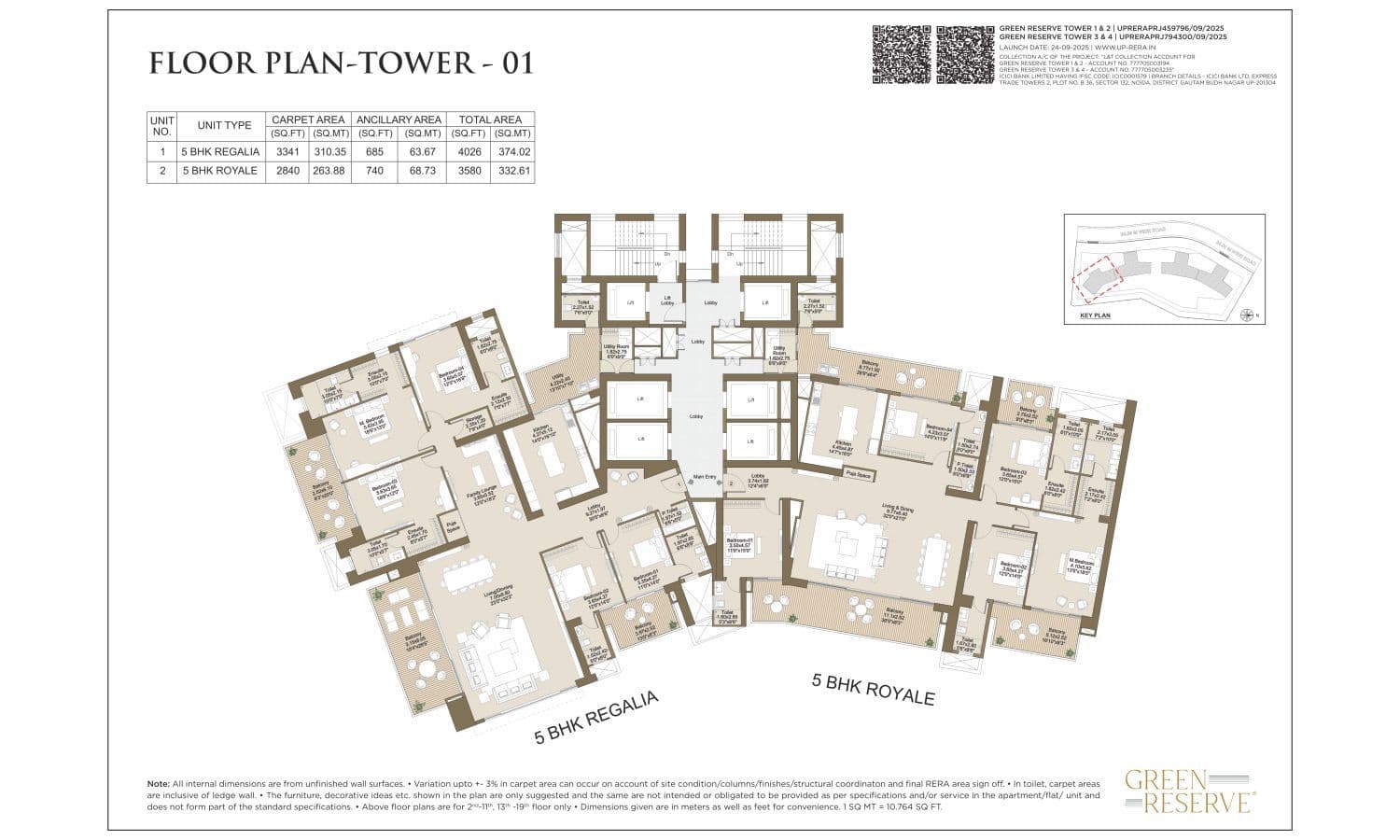 Green Reserve floor plan 2