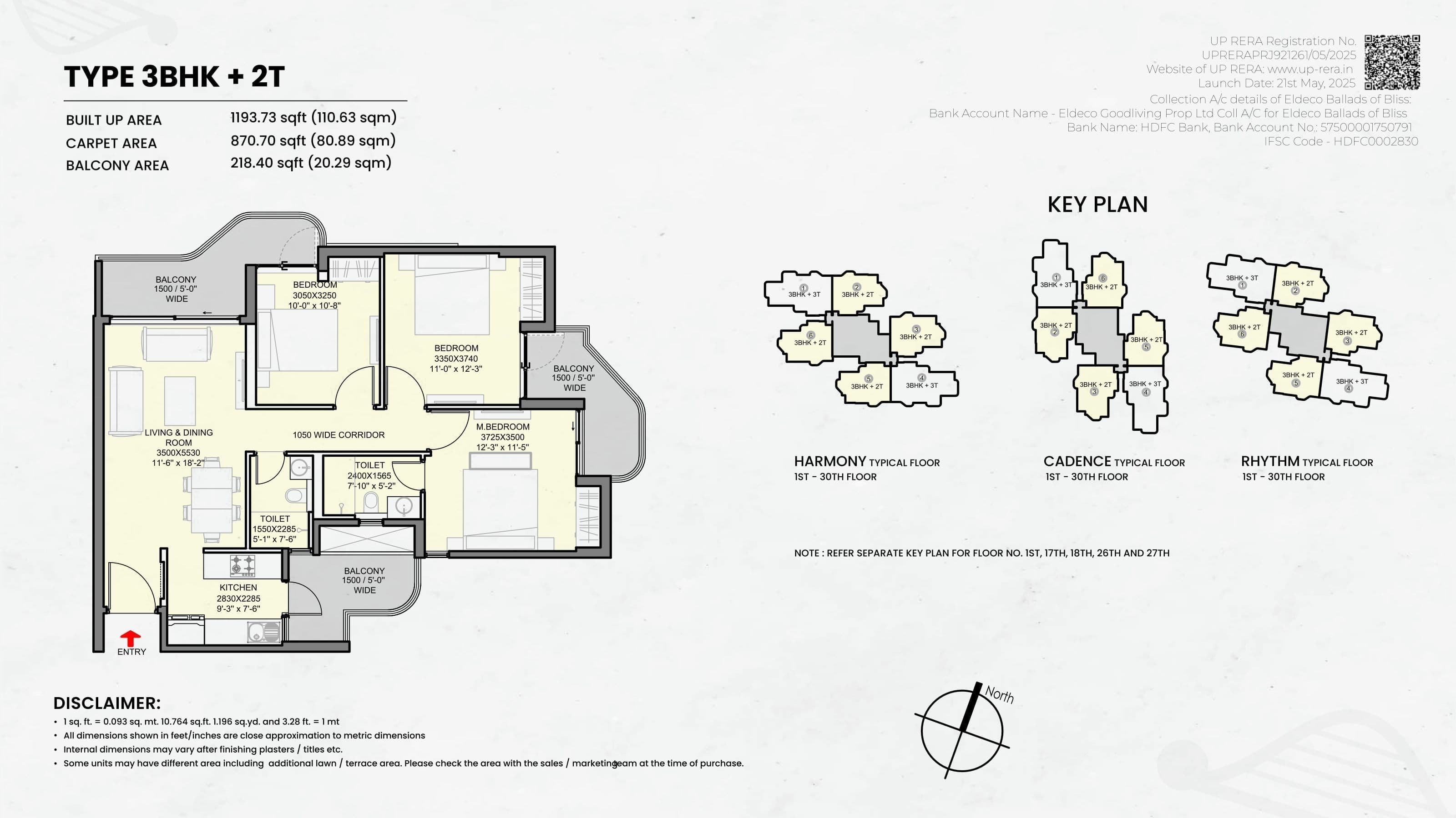 Eldeco Ballads Of Bliss floor plan 2