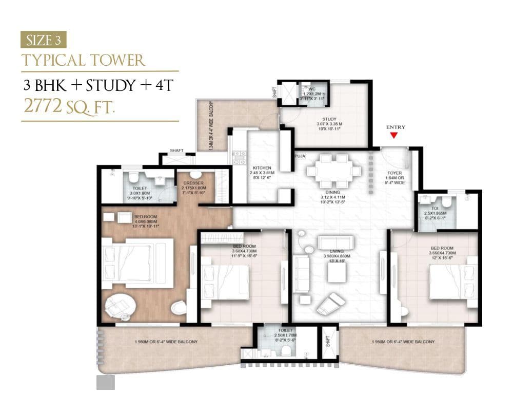 Aspire Centurian Park floor plan 3