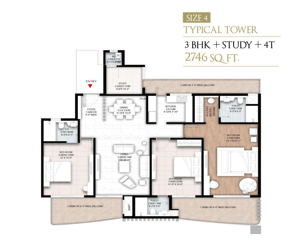 Aspire Centurian Park floor plan 4