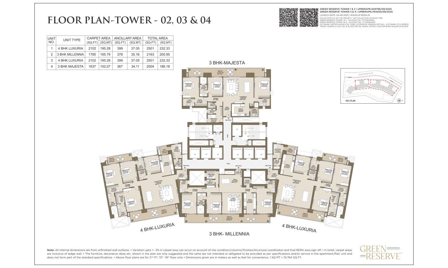 Green Reserve floor plan 4