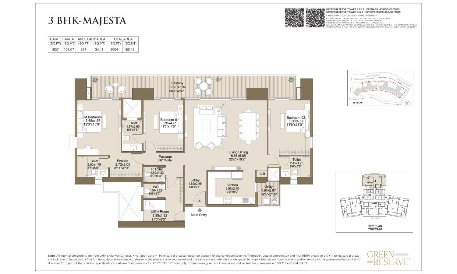 Green Reserve floor plan 3