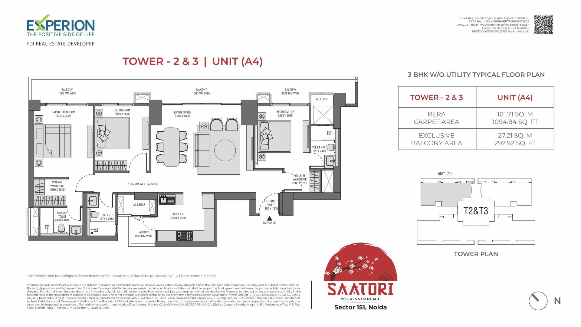  Experion Saatori floor plan 2