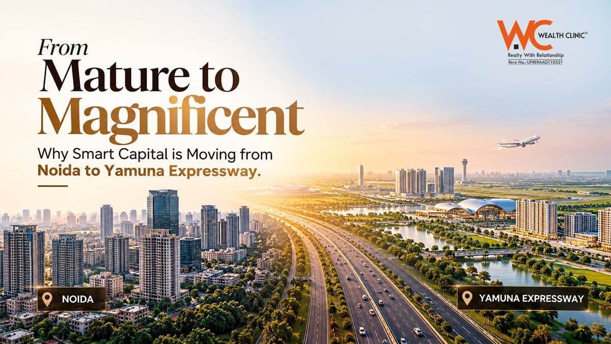 From Mature to Magnificent — Why Smart Capital is Moving from Noida to Yamuna Expressway