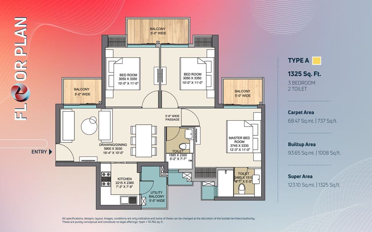 Nirala Trio floor plan 1