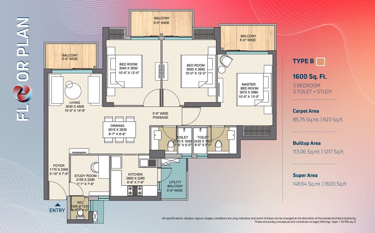 Nirala Trio floor plan 2
