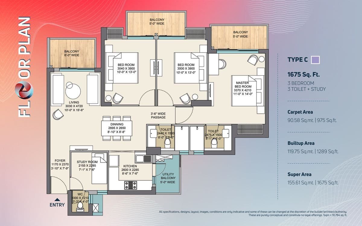 Nirala Trio floor plan 3