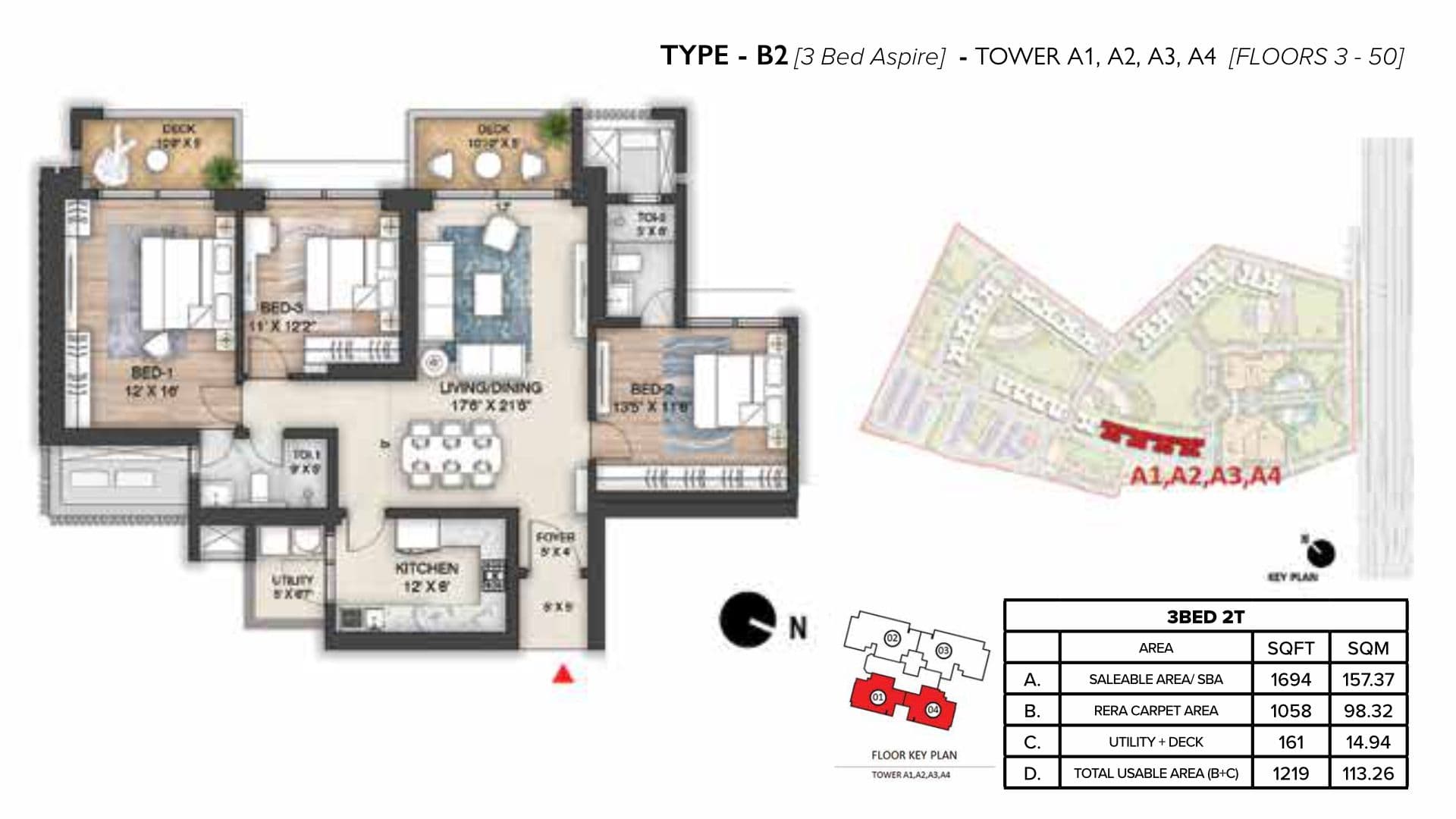 The Prestige City - Mulberry & Oakwood  floor plan 2
