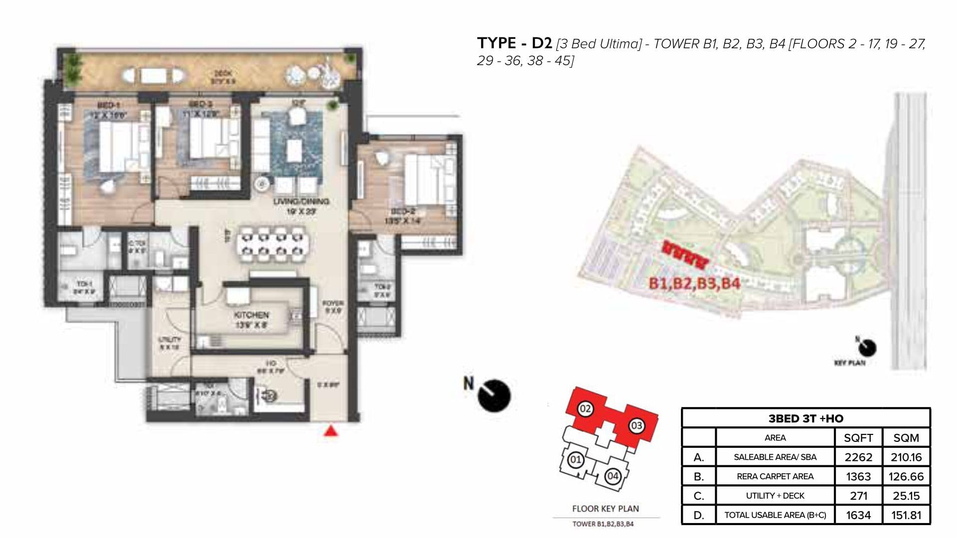 The Prestige City - Mulberry & Oakwood  floor plan 4