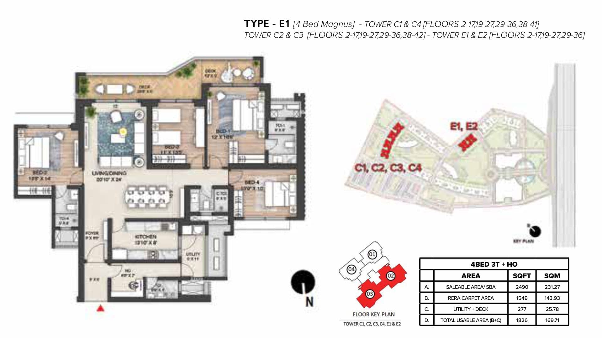 The Prestige City - Mulberry & Oakwood  floor plan 5