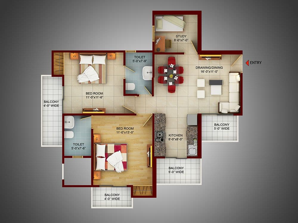 Samridhi Luxuriya Avenue floor plan 1