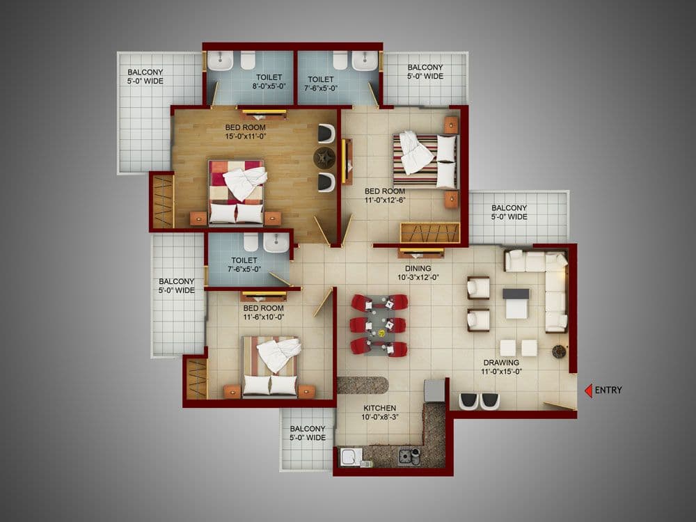 Samridhi Luxuriya Avenue floor plan 4