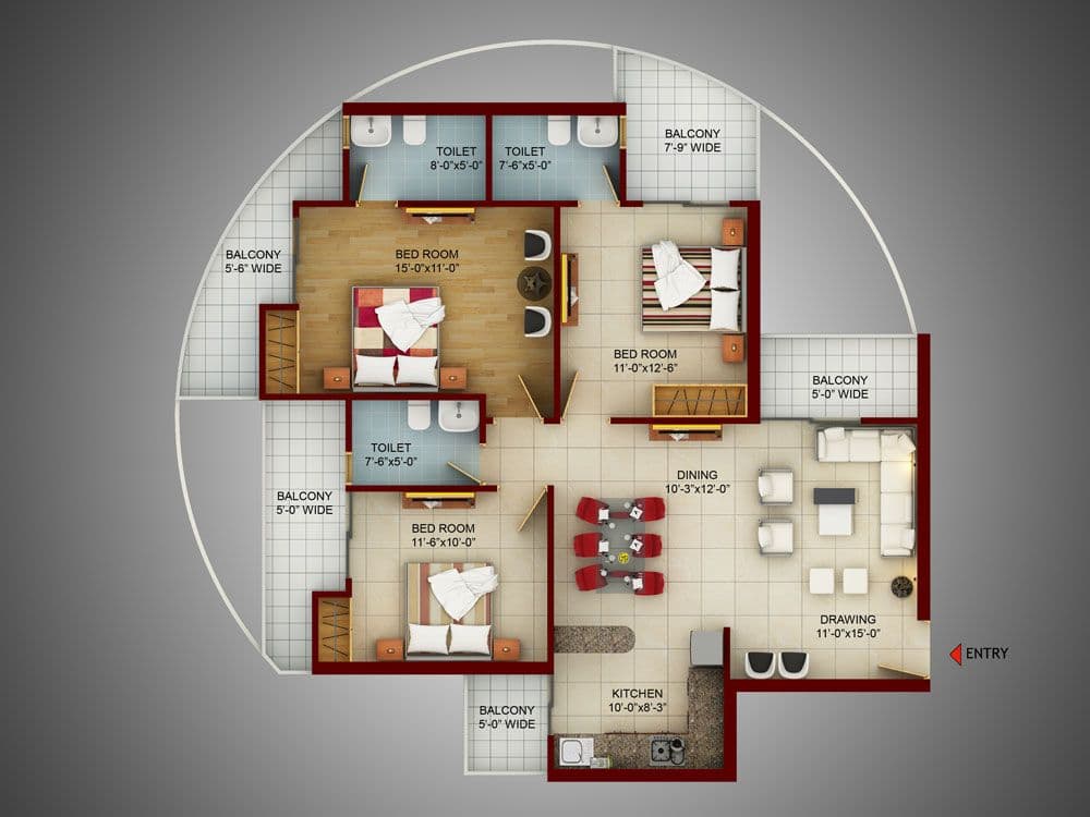Samridhi Luxuriya Avenue floor plan 5
