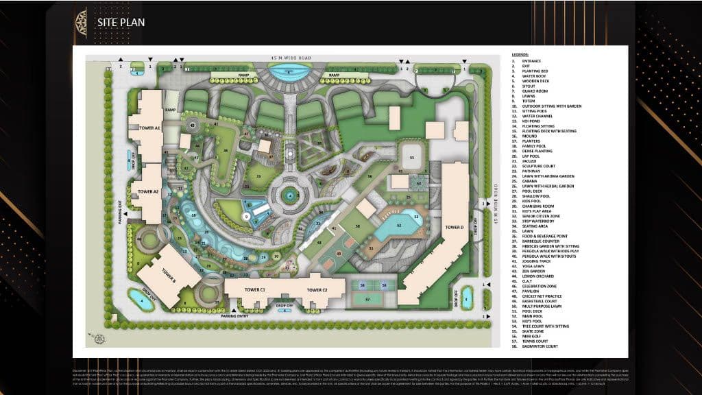 M3M The Cullinan Avenue floor plan 1