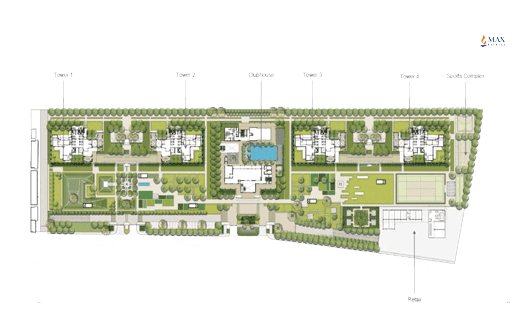 Max Estate 128 floor plan 4