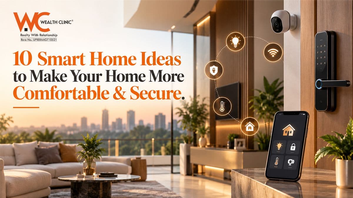 10 Smart Home Ideas to Make Your Home More Comfortable & Secure