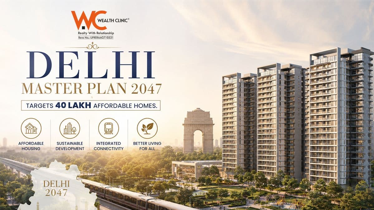 Delhi Master Plan 2047 Targets 40 Lakh Affordable Homes