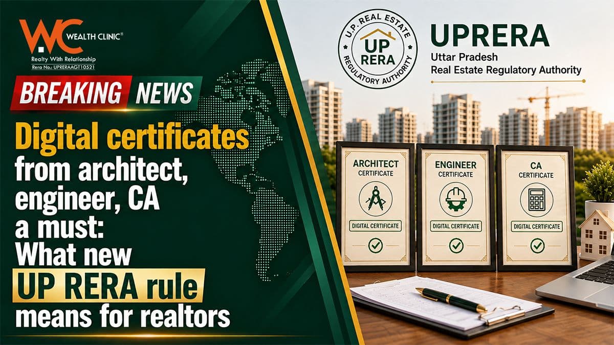 Digital certificates from architect, engineer, CA a must: What new UP RERA rule means for realtors