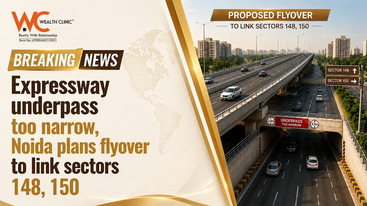 Expressway underpass too narrow, Noida plans flyover to link sectors 148, 150