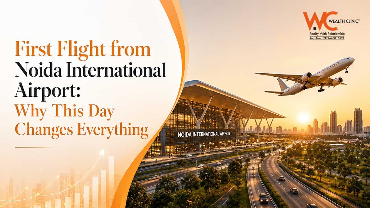 First Flight from Noida International Airport: Why This Day Changes Everything for NCR Real Estate
