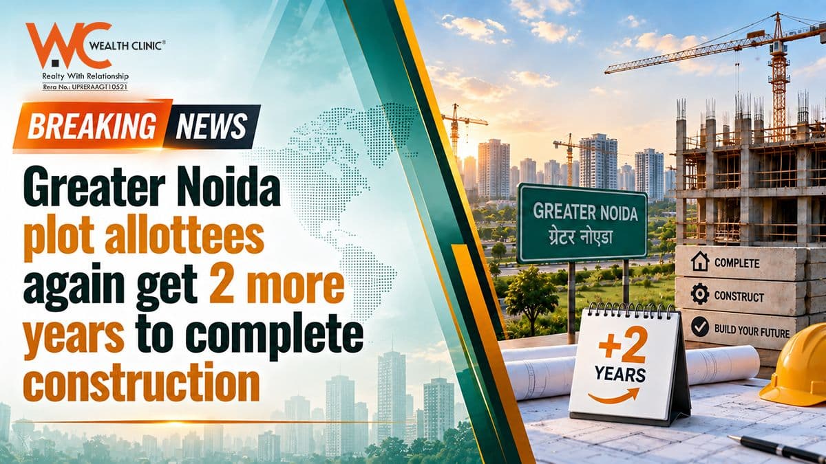 Greater Noida plot allottees again get 2 more years to complete construction