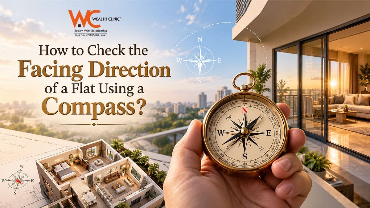 How to Check the Facing Direction of a Flat Using a Compass?