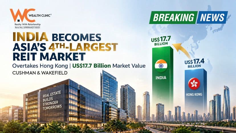 India becomes Asia’s 4th largest REIT market, overtakes Hong Kong: Cushman & Wakefield