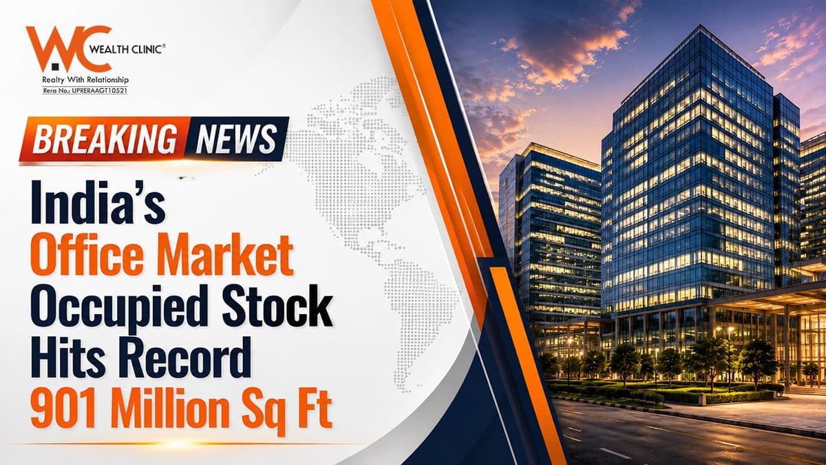India’s Office Market Occupied Stock Hits Record 901 Million Sq Ft