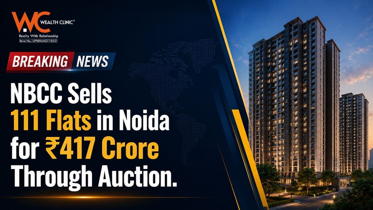 NBCC Sells 111 Flats in Noida for ₹417 Crore Through Auction
