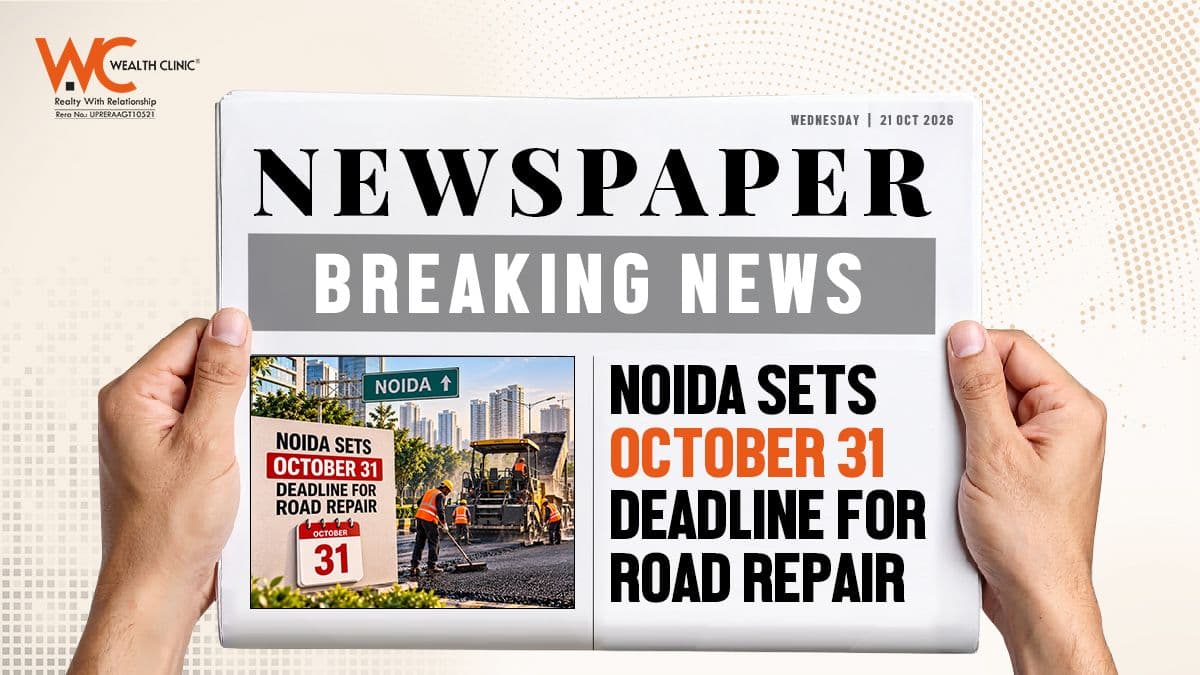 Noida Sets October 31 Deadline for Road Repair