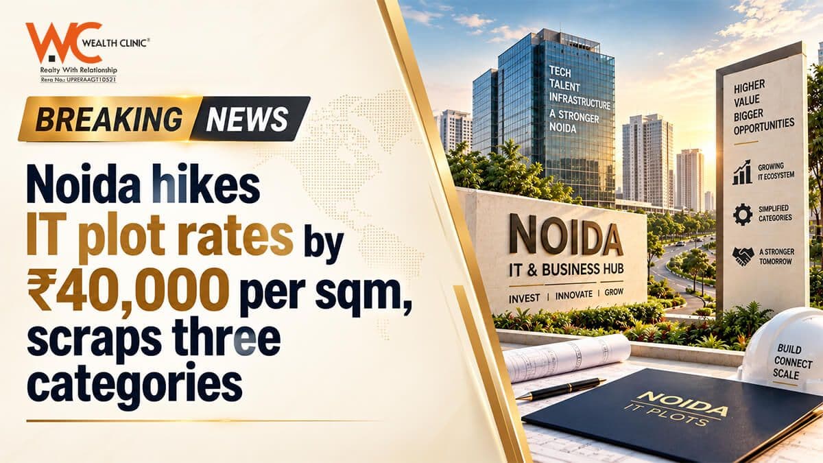 Noida hikes IT plot rates by ₹40,000 per sqm, scraps three categories