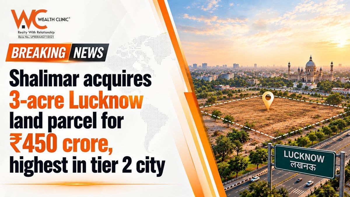 Shalimar Corp Buys 3 Acre Lucknow Land for ₹450 Crore: Location, Deal Details & Impact