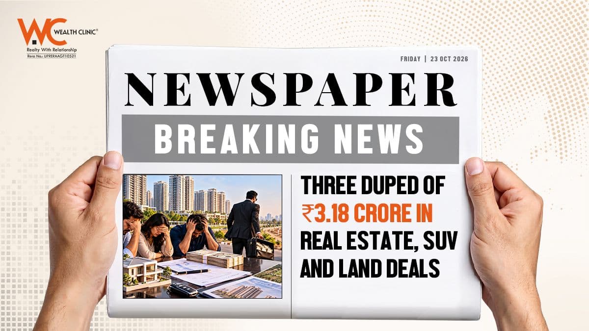 Three Duped of ₹3.18 Crore in Real Estate, SUV and Land Deals