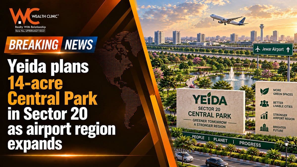 Yeida plans 14 acre Central Park in Sector 20 as airport region expands