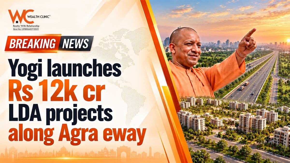 Yogi launches Rs 12k cr LDA projects along Agra eway